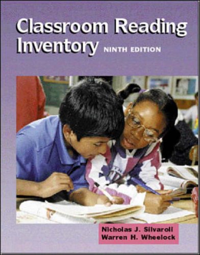 Stock image for Classroom Reading Inventory for sale by HPB-Red