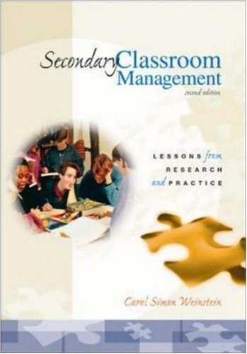 9780072322705: Secondary Classroom Management: Lessons from Research and Practice