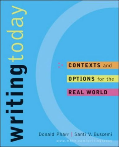 Options: A Rhetoric and Handbook (9780072326024) by Pharr, Donald; Buscemi, Santi V.