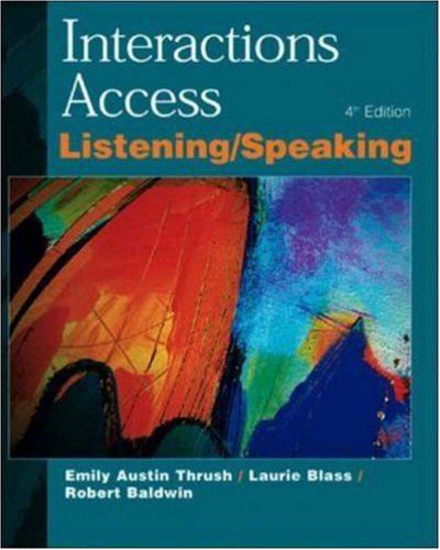 9780072329766: Interactions Access L/S SB (Interactions Access: Listening and Speaking)
