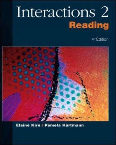 Interactions II: Reading (9780072331059) by Kirn, Elaine; Hartman-Kirn; Hartmann, Pamela