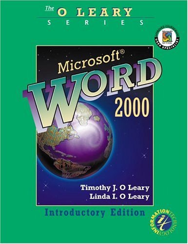 Stock image for O'Leary Series: Microsoft Word 2000 Introductory Edition for sale by HPB-Red