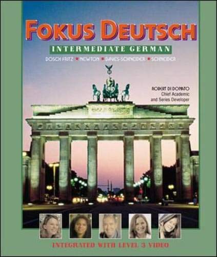 Stock image for Fokus Deutsch: Intermediate German (Student Edition + Listening Comprehension Audio CD) for sale by HPB-Red