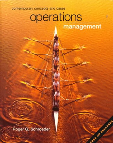Imagen de archivo de Operations Management: Contemporary Concepts and Cases a la venta por HPB-Red