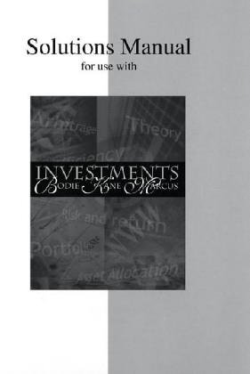 Stock image for Solutions Manual for Investments for sale by ThriftBooks-Dallas