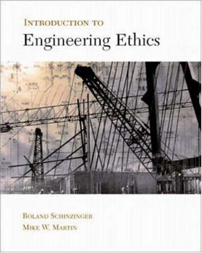 Beispielbild fr Introduction to Engineering Ethics zum Verkauf von Better World Books