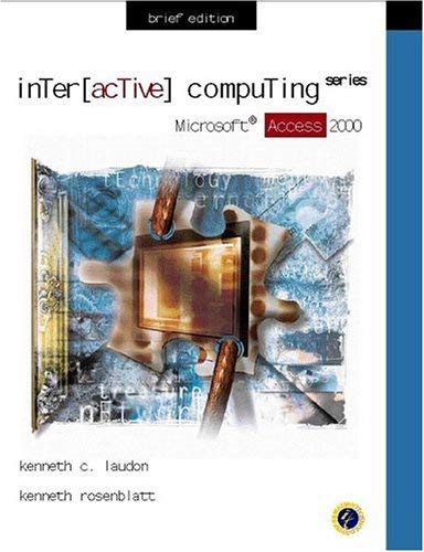 Imagen de archivo de Interactive Computing Series: Microsoft Access 2000 Brief Edition a la venta por Ergodebooks