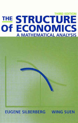 9780072343526: The Structure of Economics: A Mathematical Analysis
