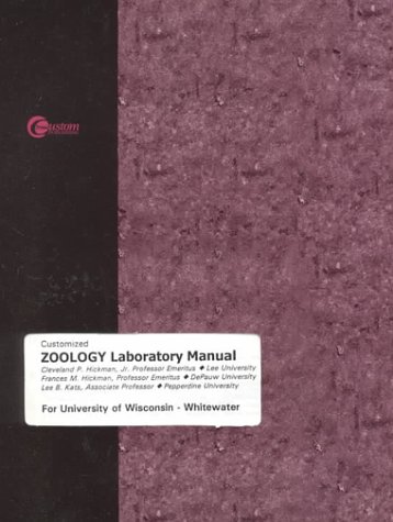 Zoology: Customized (9780072345889) by Hickman, Cleveland P.; Hickman, Frances M.; Kats, Lee B.