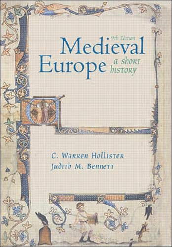 9780072346572: Medieval Europe: A Short History
