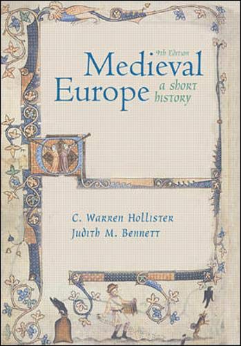 Stock image for Medieval Europe : A Short History for sale by Better World Books