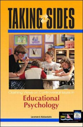 Stock image for Taking Sides : Clashing Views on Controversial Issues in Educational Psychology for sale by Better World Books: West