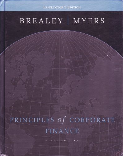 Stock image for Principles of Corporate Finance for sale by HPB-Red