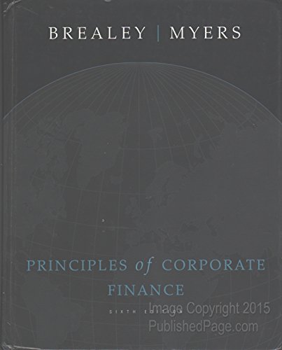 Imagen de archivo de Principles of Corporate Finance (Text and CD-Rom) a la venta por Books From California