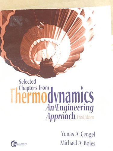Beispielbild fr Selected Chapters From Thermodynamics an Engineering Approach zum Verkauf von HPB-Red