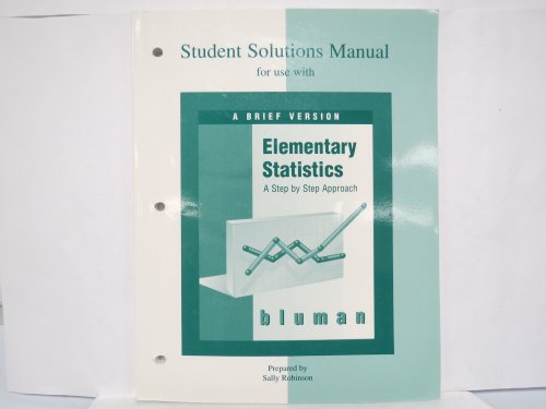 Stock image for Student Solutions Manual for use with Elementary Statistics: A Brief Version for sale by HPB-Red