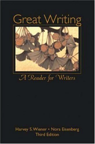 Beispielbild fr Great Writing : A Reader for Writers zum Verkauf von Better World Books