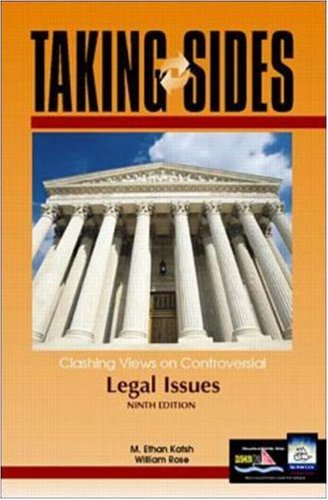 Imagen de archivo de Taking Sides: Clashing Views on Controversial Legal Issues (Taking Sides S) a la venta por Wonder Book