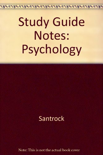 Imagen de archivo de The Notes: A Visual Companion for Students to accompany Psychology a la venta por BookHolders