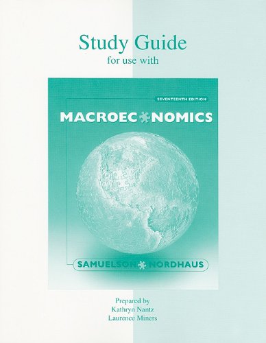 Study Guide t/a Macroeconomics (9780072372380) by SAMUELSON