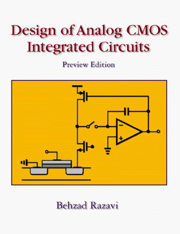 9780072372717: Design of Analog Cmos Integrated Circuits