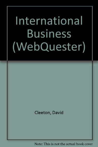 9780072373110: International Business (WebQuester S.)