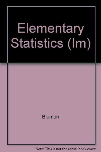 Stock image for Elementary Statistics: A Step by Step Approach for sale by SecondSale