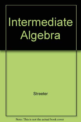 Stock image for Intermediate Algebra for sale by HPB-Red