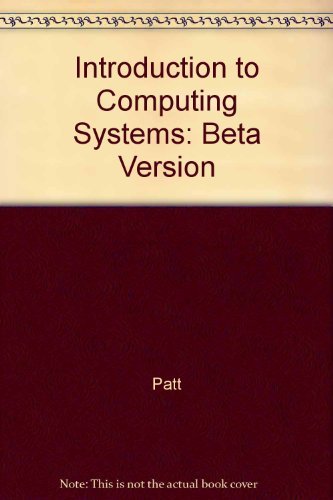 Imagen de archivo de Introduction to Computing Systems: From Bits and Gates to C and Beyond a la venta por HPB-Red