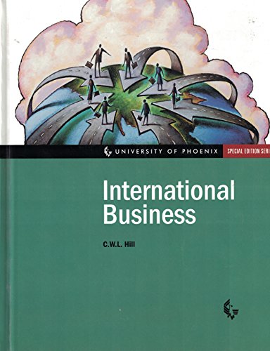 Stock image for University of Phoenix: International Business for sale by HPB-Red