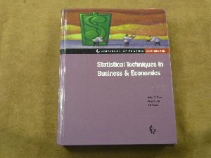 Imagen de archivo de Statistical Techniques in Business and Economics (University of Phoenix Special Edition Series) a la venta por BookHolders