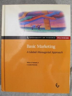 Imagen de archivo de Basic Marketing, a Global-Managerial Approach, With Cd Rom a la venta por Virginia Martin, aka bookwitch