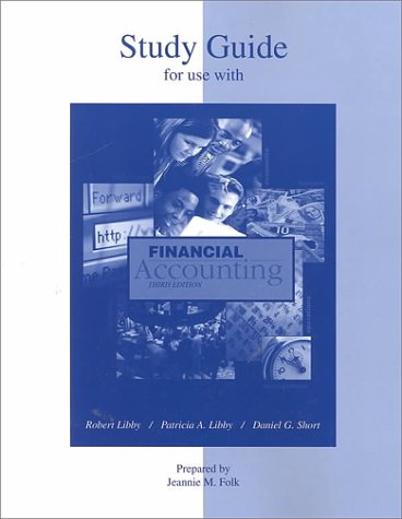 Beispielbild fr Study Guide for use with Financial Accounting zum Verkauf von HPB-Red
