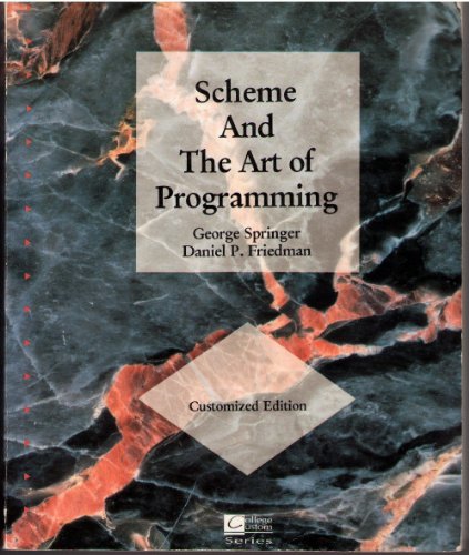 Stock image for Scheme and the Art of Programming for sale by Solr Books