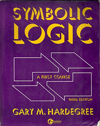 Stock image for Symbolic Logic: A First Course for sale by HPB-Red