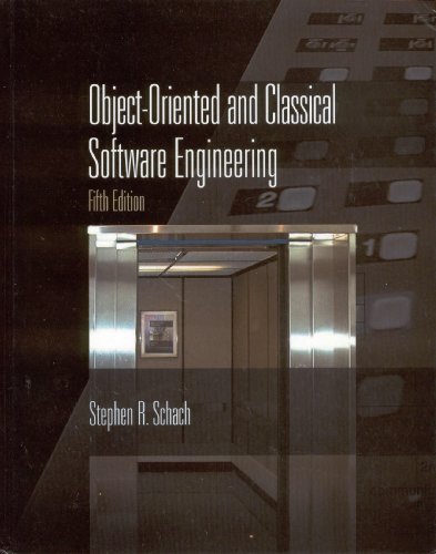 Stock image for Object-Oriented and Classical Software Engineering for sale by Wonder Book