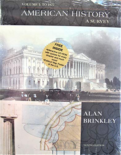 9780072396416: American History: A Survey : To 1877