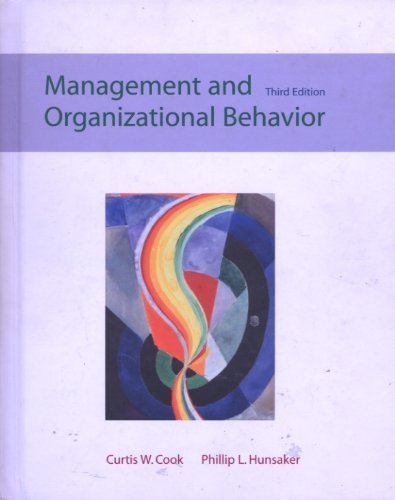Imagen de archivo de Management and Organizational Behavior a la venta por More Than Words