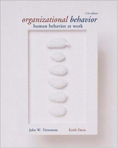 Stock image for Organizational Behavior: Human Behavior at Work, 11th for sale by a2zbooks