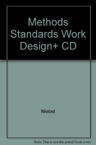 Imagen de archivo de Method Standards and Work Design: Design Tools 2.0 a la venta por ThriftBooks-Dallas