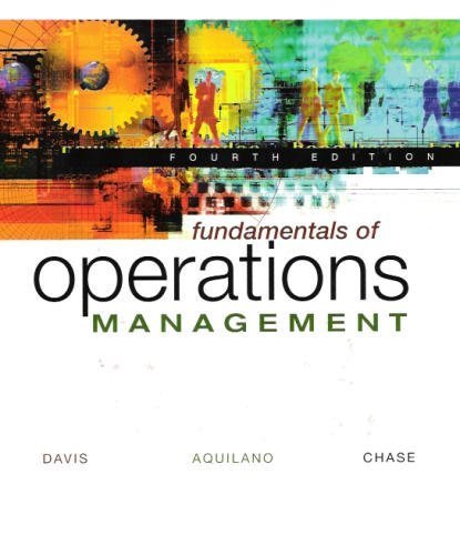 9780072402858: Fundamentals of Operations Management