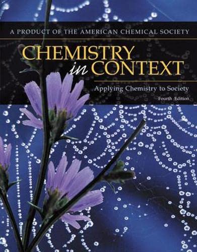 Imagen de archivo de Chemistry in Context: Applying Chemistry to Society a la venta por ThriftBooks-Atlanta