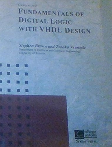 Imagen de archivo de Fundamentals of Digital Logic with VHDL Design a la venta por Irish Booksellers