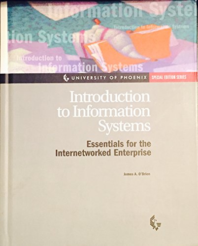 9780072414769: Introduction to Information Systems (Essentials for the Internetworked Enterprise)