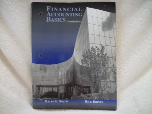 Financial Accounting Basics for use with Interactive Financial Accounting Lab Student CD-ROM, Version 3.0 (9780072417616) by Smith, Ralph E.; Birney, Patrick