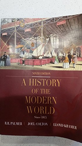 Stock image for HISTORY OF THE MODERN WORLD: SINCE 1815, 9TH for sale by BooksRun