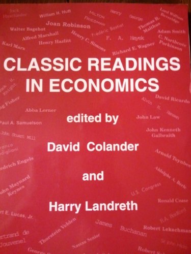 Stock image for Classic Readings in Economics for sale by HPB-Red