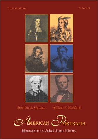 Beispielbild fr American Portraits: Biographies in United States History, Volume 1 zum Verkauf von Wonder Book