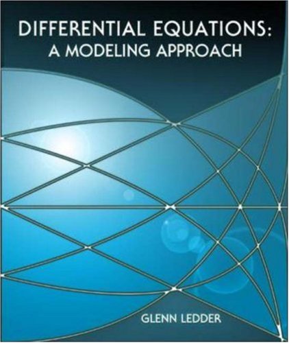 Beispielbild fr Differential Equations: A Modeling Approach zum Verkauf von BooksRun