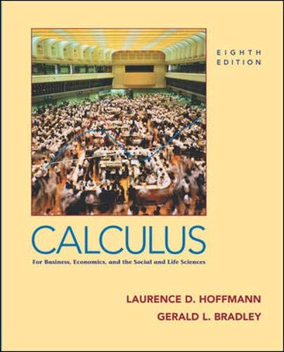 9780072424324: Calculus for Business, Economics and the Social and Life Sciences